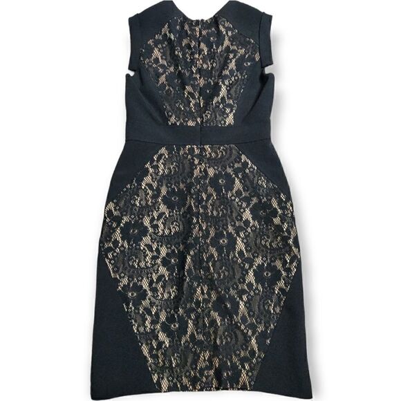 NWOT Adrianna Papell Black Lace Power Suit Dress SZ 2P - Picture 7 of 12